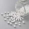 thumbnail image 1 of 8/0 Glass Seed Beads Opaque Colors Lustered Round Round Hole White 8/0 3mm Hole: 1mm 1111pcs/50g 50g/bag 18bags/2pounds, 1 of 5