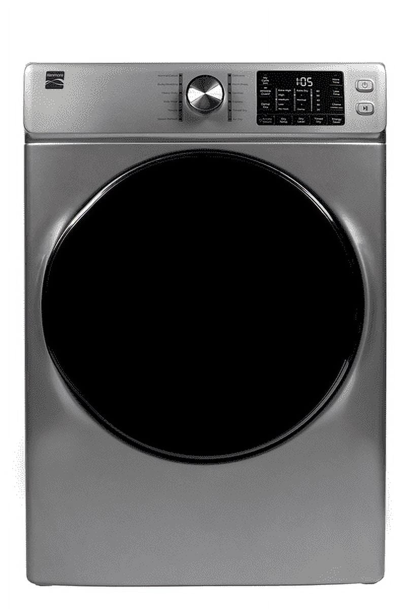 8.0 cu. ft. Electric Dryer w/ Steam - Metallic
