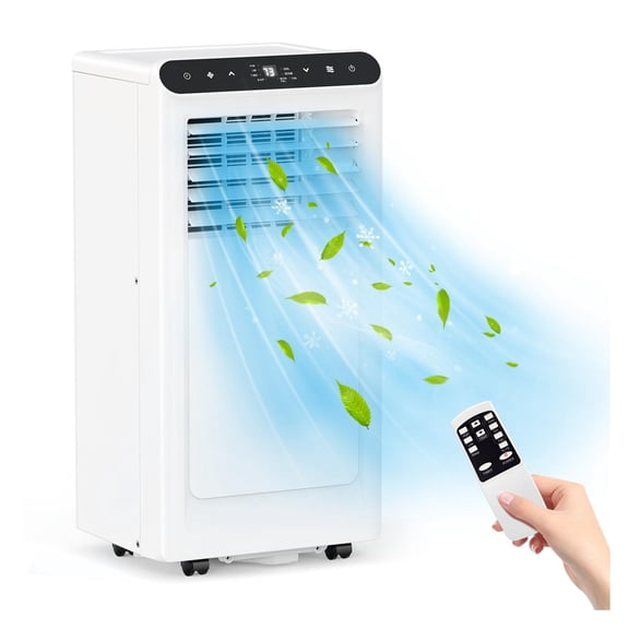 8,000 BTU Portable Air Conditioner, 3-in-1 AC Unit with Fan and Dehumidifier, Cools Up to 350 Sq. Ft.