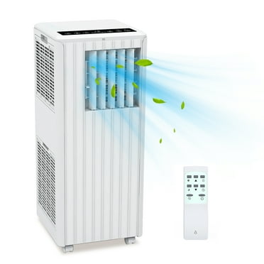 8,000 BTU Portable Air Conditioner, Fast Cools Up to 350 Sq.Ft, 3in1 Compact AC Unit with Dehumidifier&Fan, Quiet Floor AC Unit w/Sleep Mode, 24 Hour Timer/24Hrs Timer, Cooling System w/Install Kit
