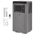 thumbnail image 1 of 8,000 BTU Portable Air Conditioner, for Rooms Up to 350 Sq.Ft – 3-in-1 Quiet AC Unit with Fan & Dehumidifier, Includes Remote, Window Kit, Sleep Mode, Portable ac units for Rooms, Office (Grey), 1 of 7