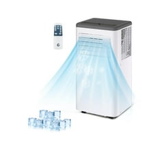 8,000 Btus Portable Air Conditioner, 3-in-1 Air Conditioners Unit for Rooms up to 350 Sq.Ft, Quiet Portable Ac Unit with Built-in Dehumidifier, 2 Fan Speeds, Window Kit, Personal AC Unit