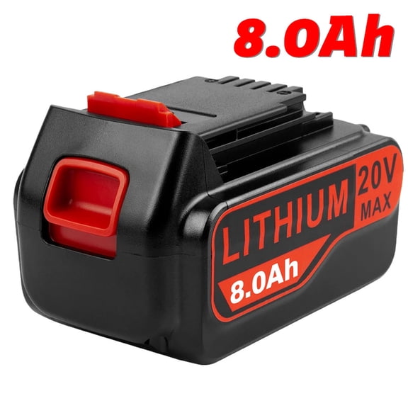 8.0Ah 20Volt Lb2x4020 Battery Compatible withBlack and Decker 20V Max Lithium Lbxr20 Lb20