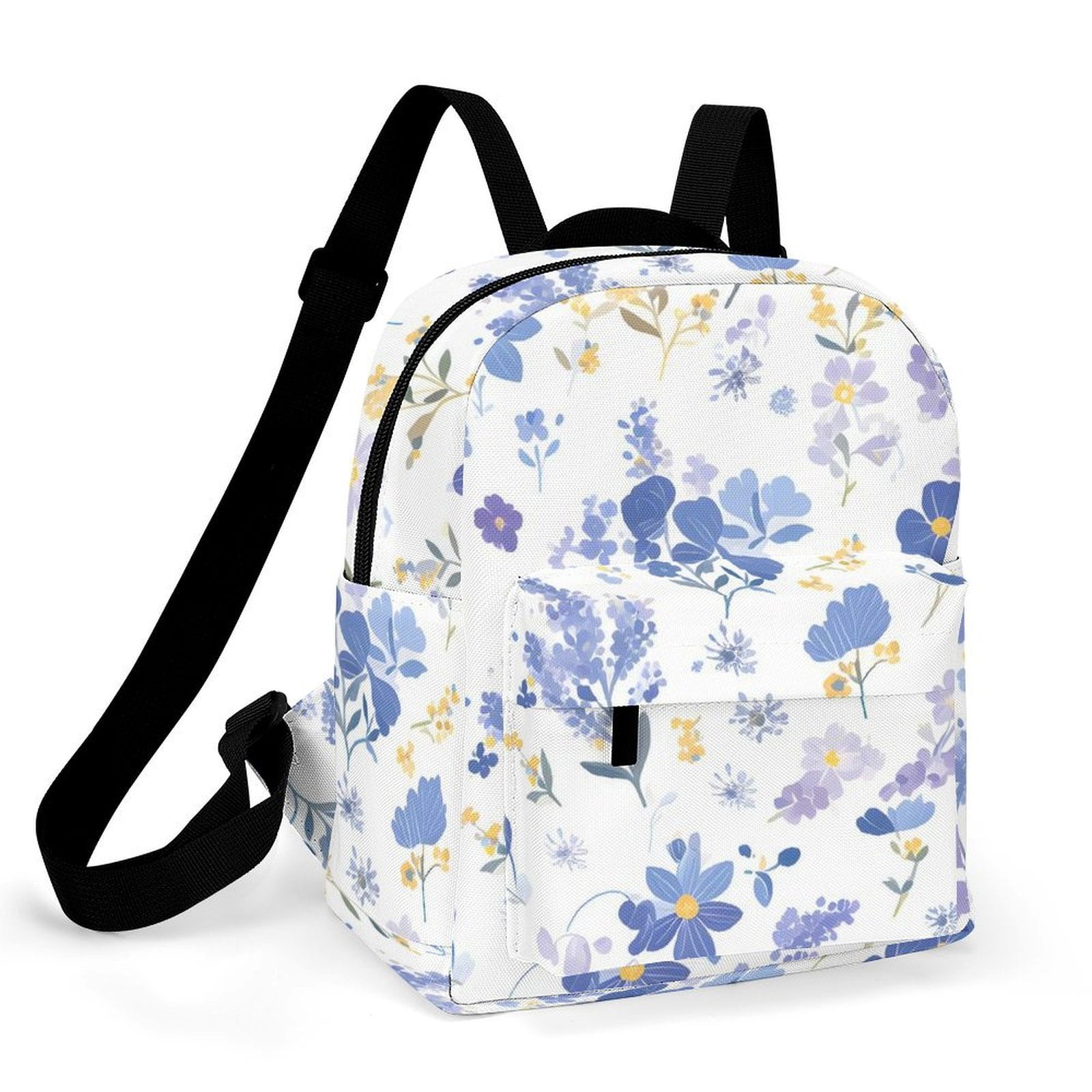 8.1×10in Casual Women'S Backpack With Anti-Contraction And Stretch For Sports Activities Travel Picnics Milk Cow Print Style Lavender_4