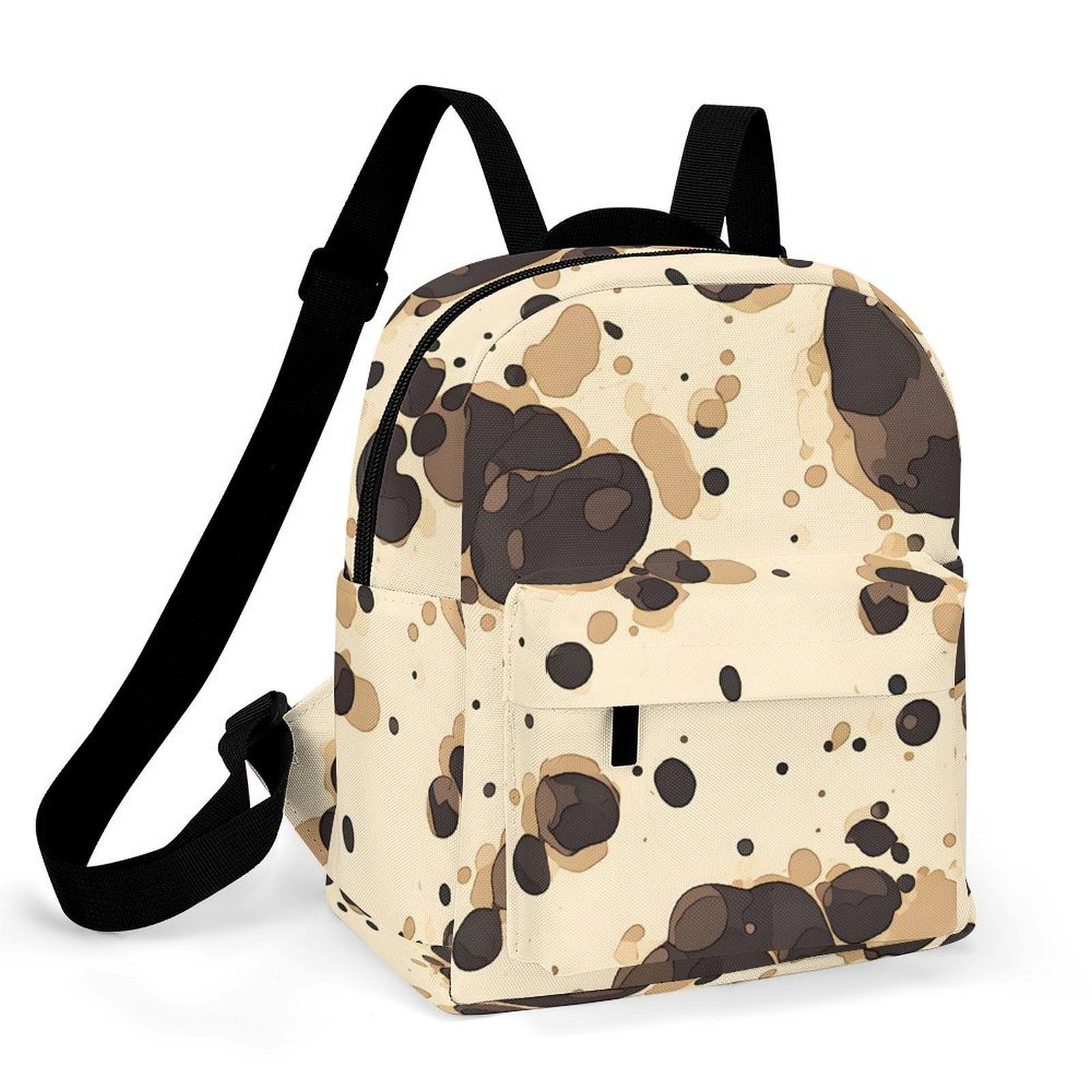 8.1×10in Casual Women'S Backpack With Anti-Contraction And Stretch For Sports Activities Travel Picnics Milk Cow Print Style Sienna_1