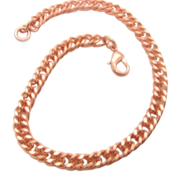 8 1/2 Inch Copper Anklet, 1/4 of an inch wide, CA652GG - Made in the USA.