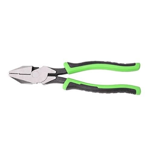 8-1/2" Lineman's Pliers with Rubber Handle Grip, Black & Green, LP85 1885399$$Tools & Hardware Other