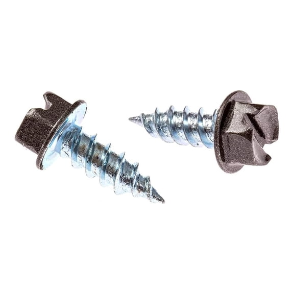 #8 1/2 inch (500 Count) Gutter Downspout Or Sheet Metal Screws (Multiple Quantities/Colors) - Easy Start Sharp Tip - Zip Screws/Fasteners (500, Bronze)