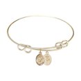 thumbnail image 1 of 8 1/2 inch Round Double Loop Bangle Bracelet w/ Pope Emeritus Benedict XVI in Gold-Filled, 1 of 3