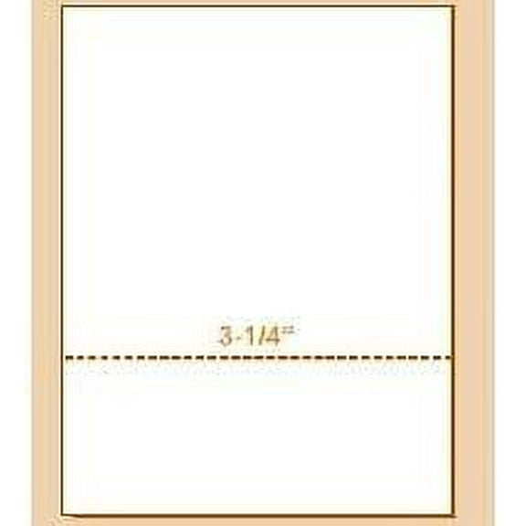 8-1/2 x 11" 20# Perforated Paper, 1 perf at 3-1/4" from Bottom