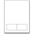 thumbnail image 1 of 8-1/2" x 11 24# Integrated Label Form with 2 Labels 3-1/2" x 2"  2 Labels  1000 Case, 1 of 5