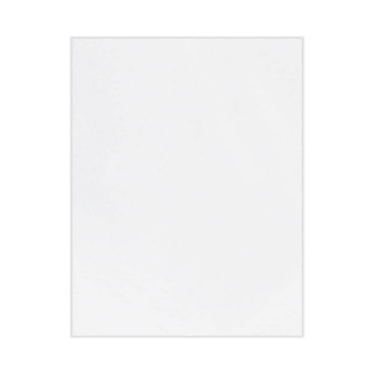 Treasures White Card Stock - 8 1/2 x 11 in 80 lb Cover Textured 250 per  Package