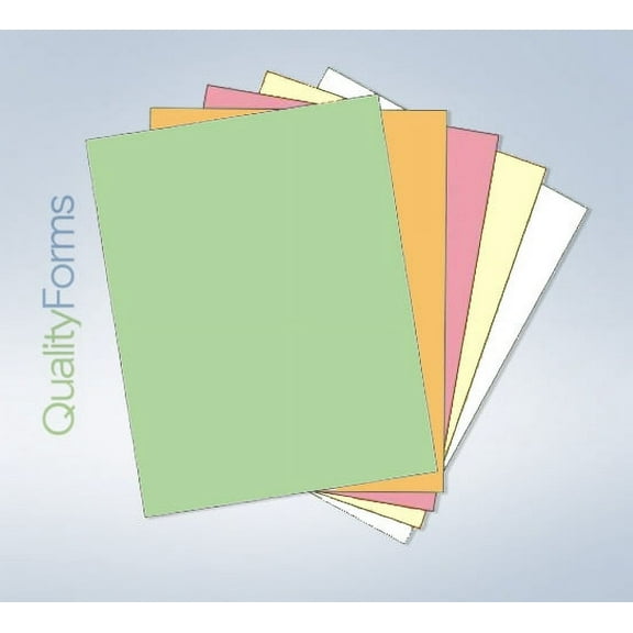 8-1/2 x 11" Laser-Carbonless 5 Part Paper - Ream - Reverse