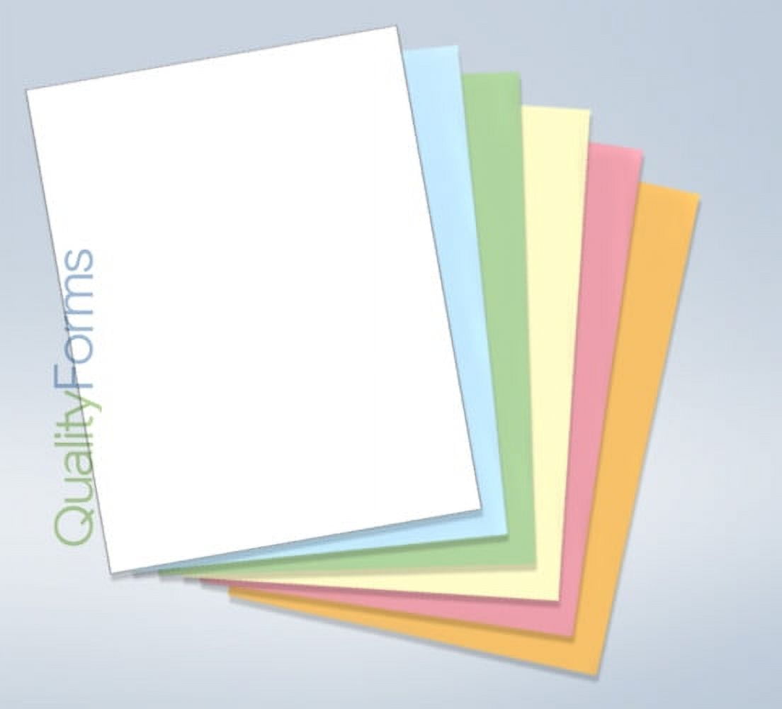 81/2 x 11" Laser Carbonless 6 Part Paper