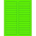thumbnail image 1 of 8-1/2 x 11" Neon Color High Light Fluorescent Labels for Laser & Inkjet Printer Green Fluorescent, 2/3" x 3-7/16" - 30 Per Page  3000 Labels, 1 of 5