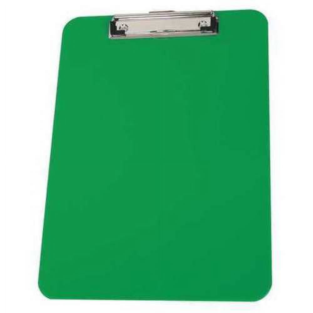 81/2" x 11" Plastic Clipboard, Dark Green