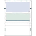 thumbnail image 1 of 8-1/2" x 11" Z Fold Check Green Box of 2000, 1 of 1