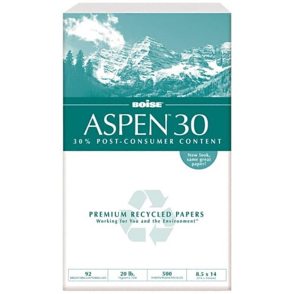 8-1/2" x 14" White Copy Paper