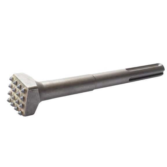 8 1/4 in. SDS Max 16 Pins Concrete Repair Patch Prepare Bushing Head, 1 1/4 Inch Square Head Concrete Roughness Coating Remove Bushing Tool Bit for Demolition Hammer (Pack of 1)