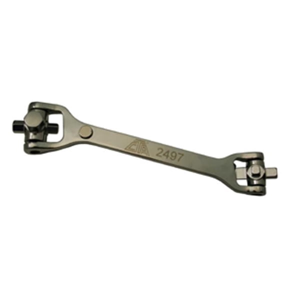 8-1 Drain Plug Wrench - Square & Hex Male