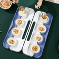 thumbnail image 1 of 8 in 1 Dumpling Maker Press Machine,Dumpling Ravioli Maker Press,Rapid Prototyping Dumpling Machine,Wonton Mould, Manual Dumpling Maker Mold for Easily Making Pierogi, Wonton, Gyoza, Potsticker, Momo, 1 of 6