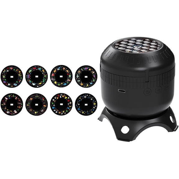 8 in 1 Galaxy Ocean Projector Night Light for Kids, Starry Sky Projector for Bedroom Ceiling Birthday Christmas Halloween, Ambient Mood Lighting Birthday Gifts /Black