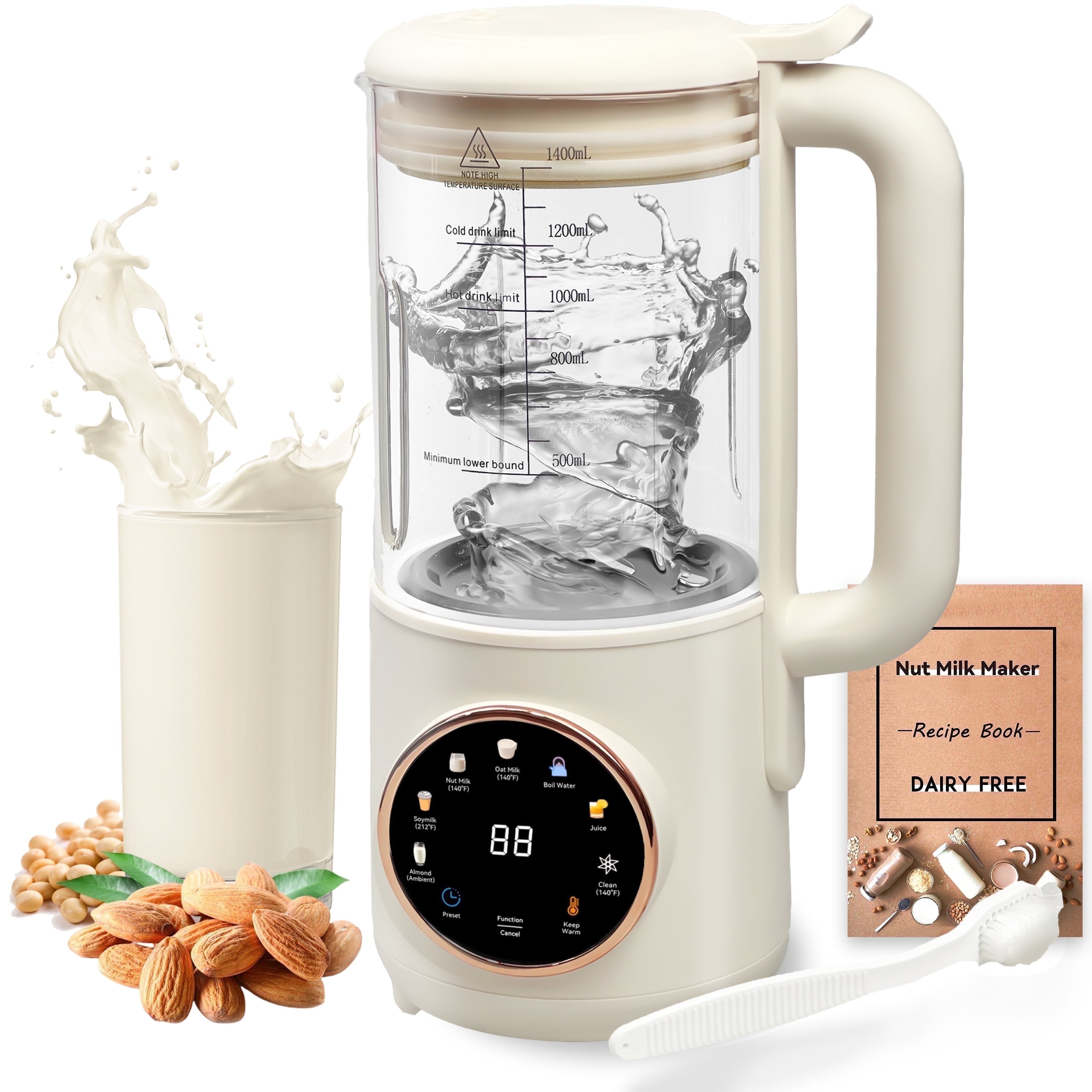 Iagreea Soybean Milk Machine,soup Maker /soymilk Maker / Soyamilk,nut Milk Machine, Portable