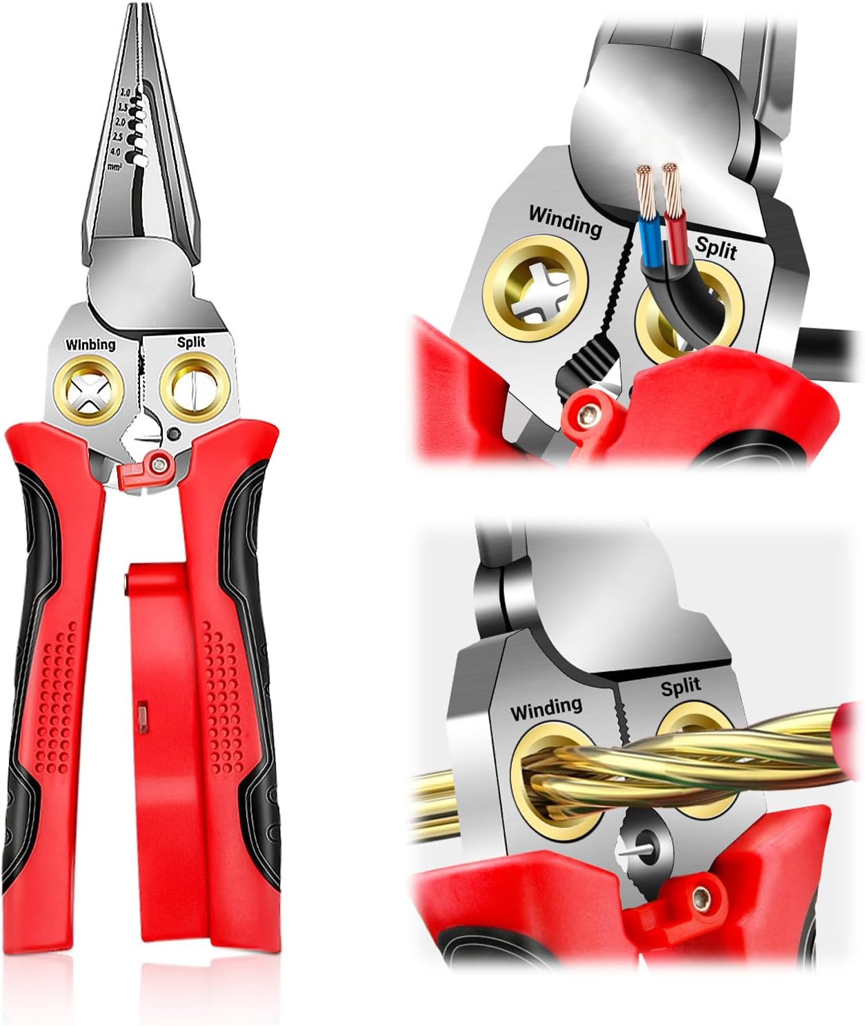 Volt Master 8 In 1 Tool Wire Stripper 8 In 1 With Voltage Tester, Pinzas De Electricidad, Multi Volt Master 8 In 1 Tool Wire Stripper 8 In 1 With Voltage Tester, Pinzas De Electricidad, Multi