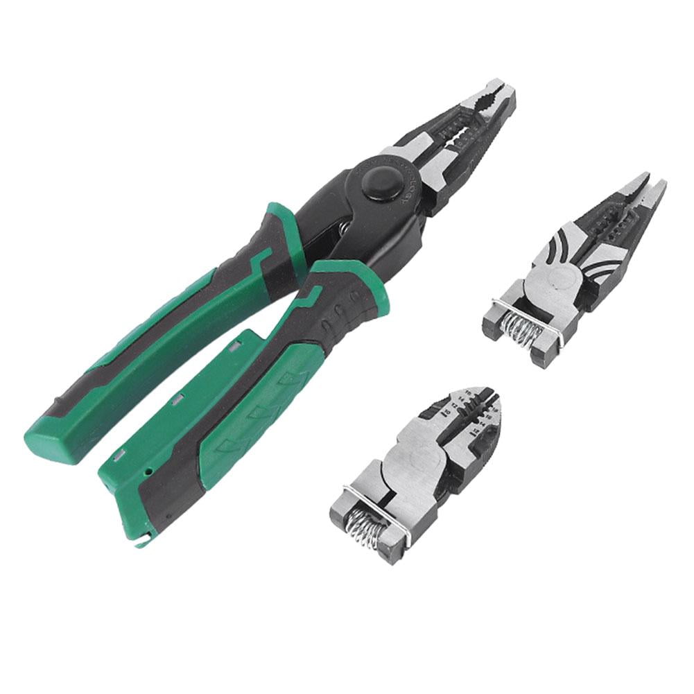 8 in 1 Wire Stripper with Voltage Tester,New Heavy Duty Wire Stripper Pliers,Tester Hot/Neutral Wires,Multifunctional Electric WireStripping Tool Electrical Pliers for Cutting and Splitting