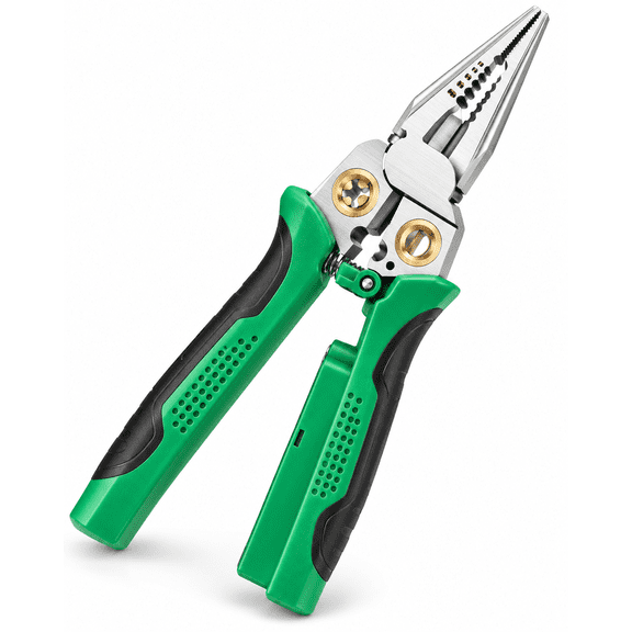 THDFTDT Wire Stripper, 8 in 1, 10-18 AWG, Multi-Function, 12V-250V