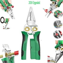 8 in 1 Wire Stripper with Voltage Tester, Wire Stripping Pliers Electricity Measurement Function, 2026 New 8 In One Wire Stripper for Cutting and Pulling Wires, Cable Scissors for Scraping