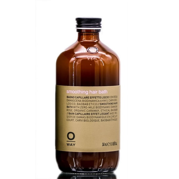 {8.1 oz} Oway Smoothing Hair Bath w/ SLEEKSHOP Hair Rat Tail Steel Pin Comb for Scalp