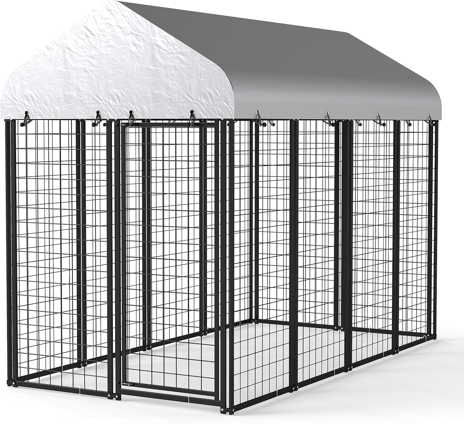 Picture of 8.1'x4.3' Outdoor Dog Kennel with Anti-Rust Galvanized Welded Wire ...