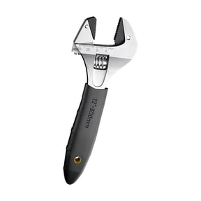 8/10/12inch Ratcheting Adjustable Wrench Pipe Forceps Wide Opening Spanner Antislip Grip Wrench for Maintenance Plumbing
