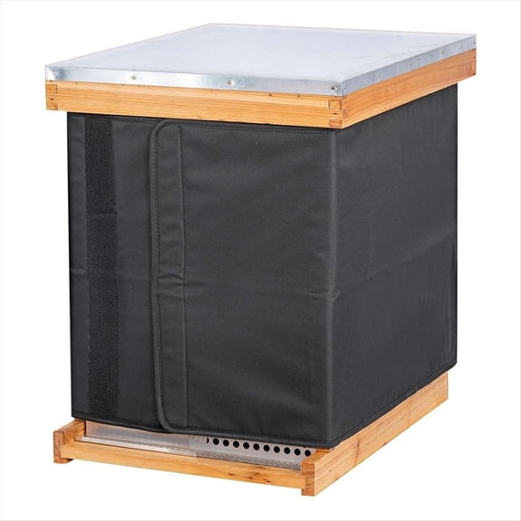 8-10 Frame Beehive Winter Wrap, Oxford Cloth Waterproof Windproof Reusable Insulation Cover for Beekeeping