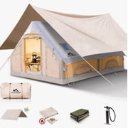 8-10 Person 420D Oxford Tent + Canopy + Floor Mat
