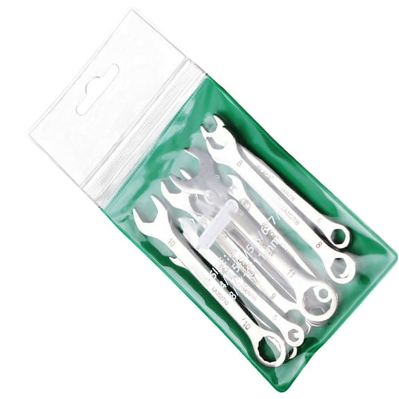 8/10 Piece Thin Wrench Set Double Open Ended Small Spanner Repair Tools for Easy Storage and Multifunction Repair Needs