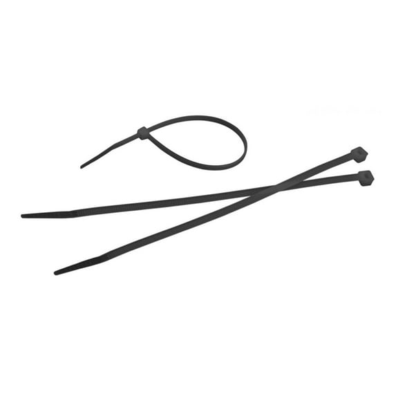 8 100 Black Cable Ties 20/200