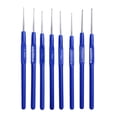 thumbnail image 1 of 8/10PCS Crochet Hook Set for Hand, Ergonomic Handles, 0.6mm-2.0mm Crochet Needle for Lacework, Craft, 1 of 9