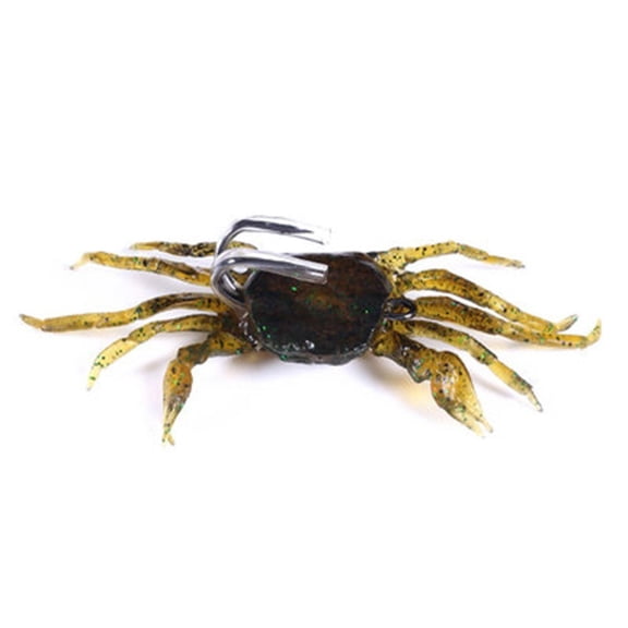 8/10cm Fishing Lures Artificial 3D Simulation Crab Lure With Double Hooks