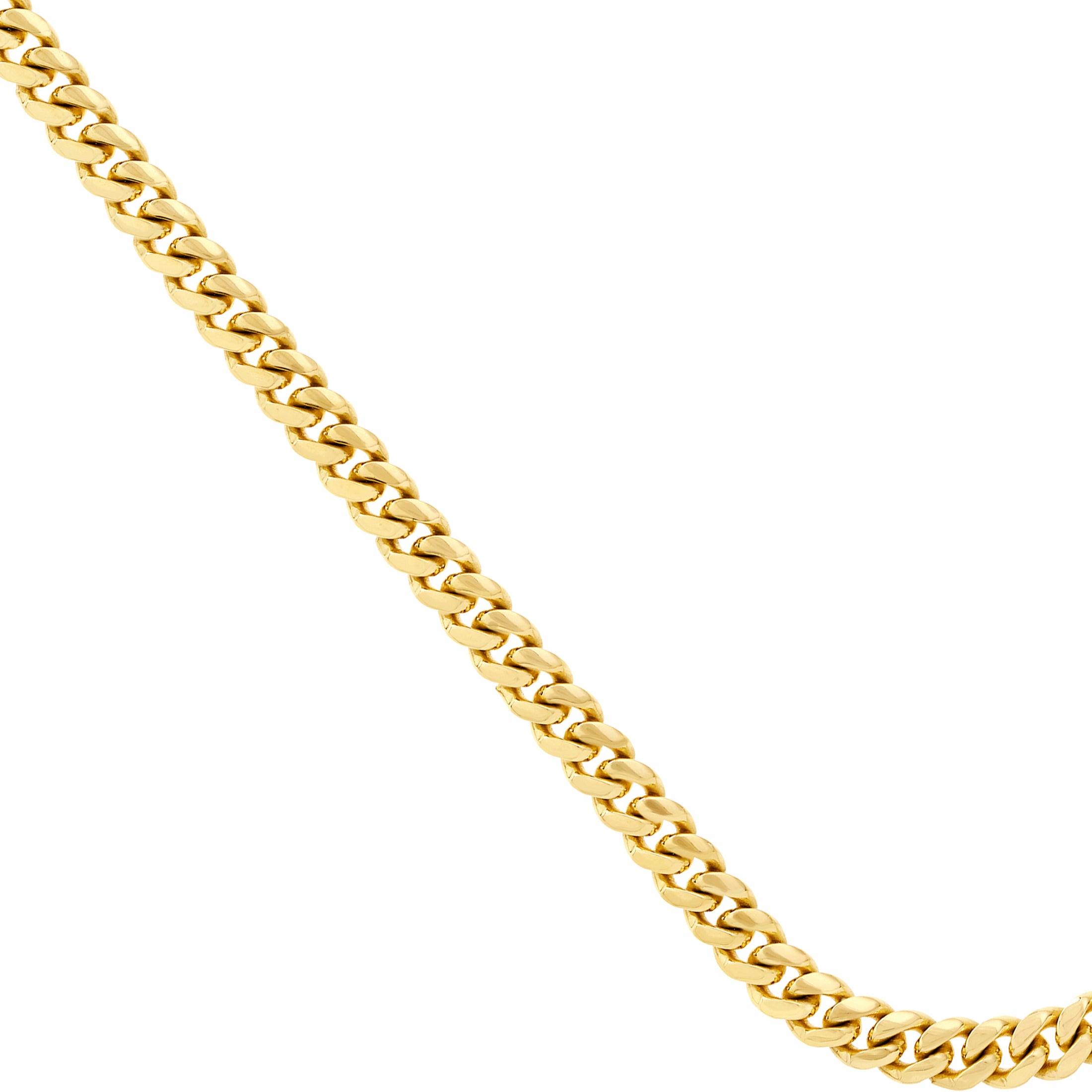 8.10mm T-Miami Cuban Chain with Lobster Lock - Walmart.com