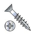 thumbnail image 1 of 8-11X1 1/8 Square Phil Drive Flat w/Nibs Deep Thread Wood Screw 2/3 Thread Type17 Zinc (Pack Qty 8,000) BC-0818DXF17D, 1 of 1