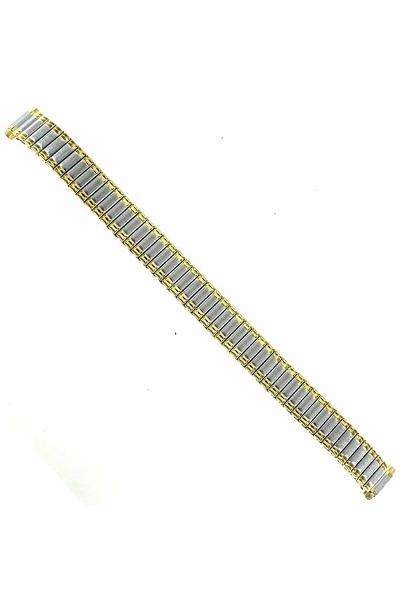 8-11mm Speidel Expansion Twist-O-Flex Two Tone Stainless Ladies Watch Band