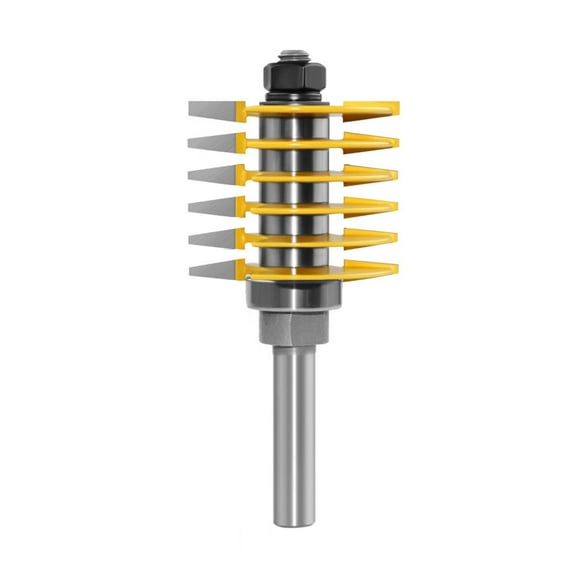 8/12/2.7mm Shank Finger Joint Router Bits Tenon Milling Cutter for Woodworking