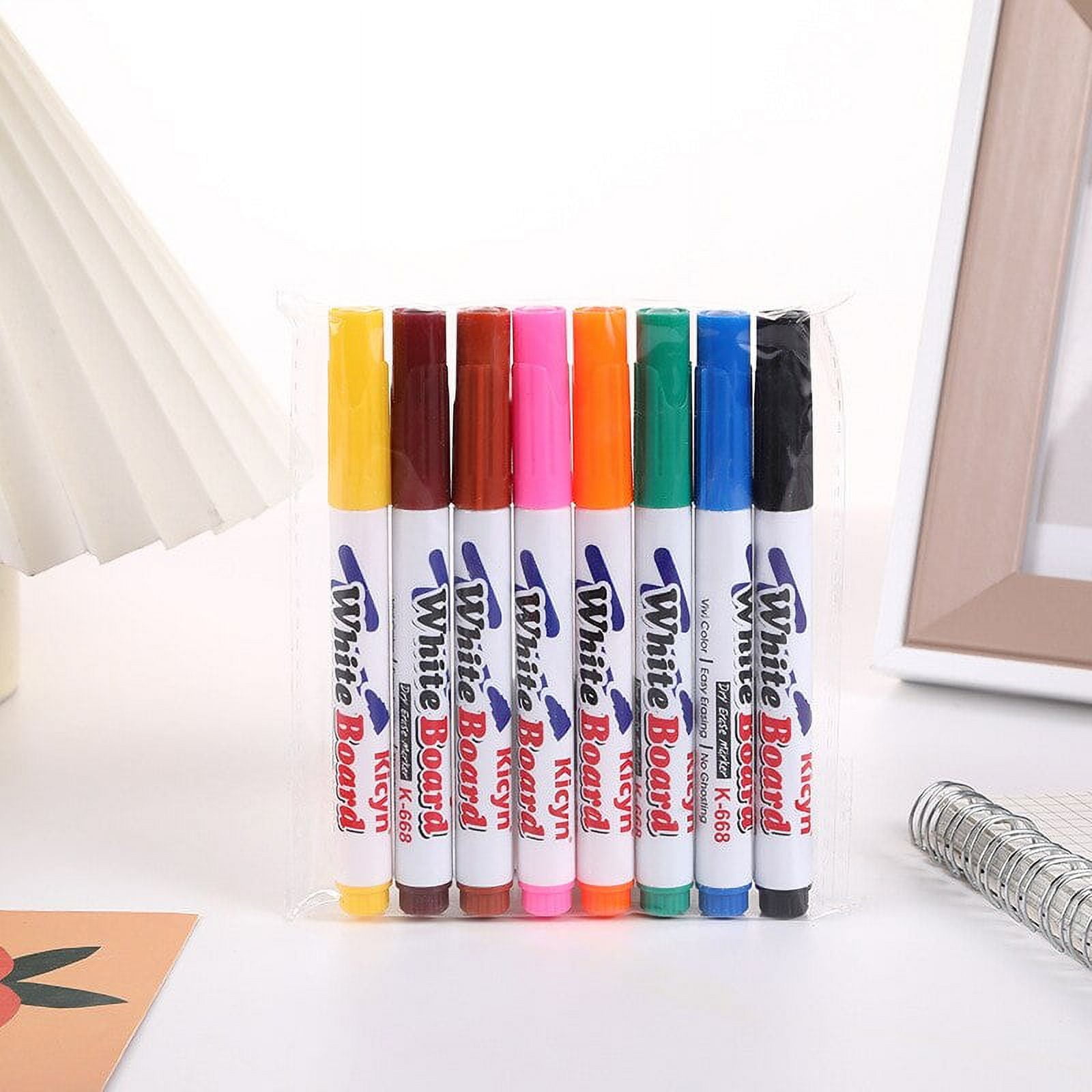 8/12 Colors Magical Water Painting Pen Water Drawing Floating Doodle  Whiteboard Markers Kids Toys Early Education Magic spoon