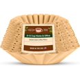 812 Cup Natural Unbleached Biodegradable Coffee Filters (250ct