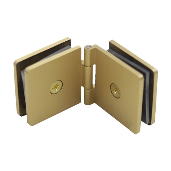 8-12 Mm Brass Glass Clamp Hinge For Tempered Glass For Your Bathroom Decor Hold The Shower Door Glass