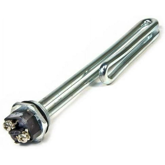 8.125 inch Corrogard Zinc-Plated Copper Mid-Line Screw-In Element, 120v 2500w