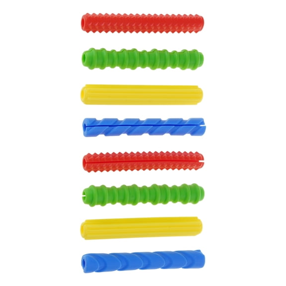 8/12Pcs Textured Ergonomic Writing Aid for Students Left/Right Handed Silicone Grippers