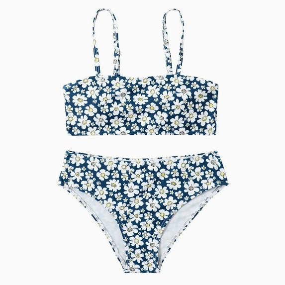 8-12Years Girl Bikini Bathing Suit Set 2 Piece Beach Swimsuit